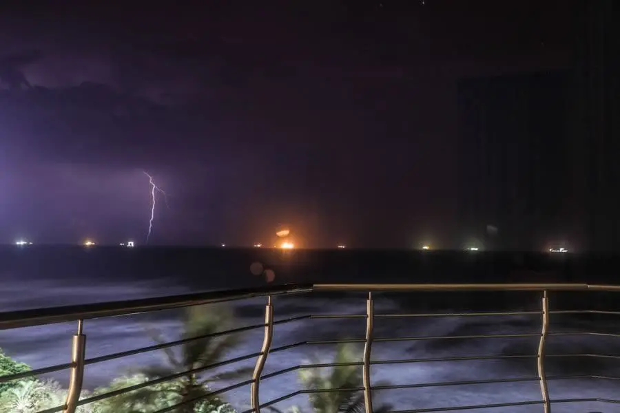 Night view from Balcony